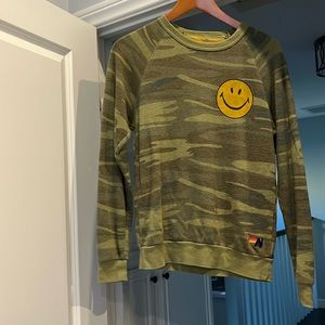 Aviator Nation Camo Crewneck XS